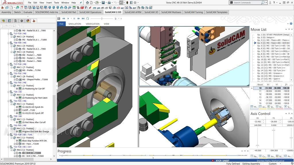 功能强大、易学易用、完整的CAD/CAM解决方案 SolidCAM 2023 SP2 HF2 for SolidWorks 2018-2024 x64