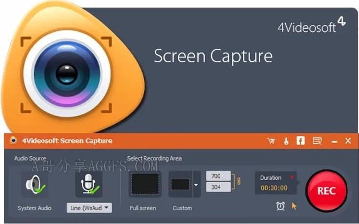 屏幕截图工具 4Videosoft Screen Capture v1.5.10 x64