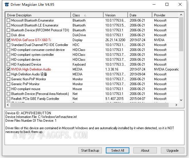 驱动程序备份软件 Driver Magician v5.54 Lite / v6.0