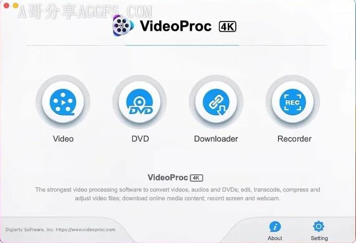 视频格式转换软件 WinX VideoProc Converter v6.3 MacOS