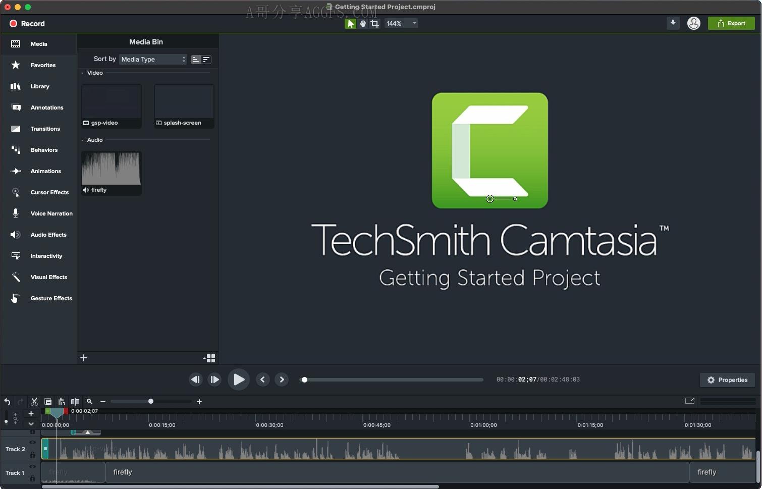 截屏和录屏工具 TechSmith Camtasia 2023.3.10 macOS
